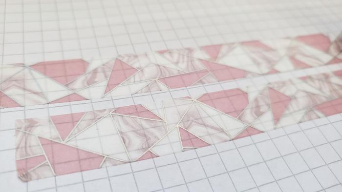 Washi Tape Pink Marble